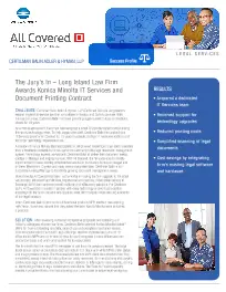 Legal Industry, Certilman, Balin, Adler, Hyman, case study, Konica-Minolta, Resource Data Systems