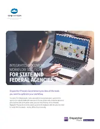 Dispatcher Phoenix, Government, Konica-Minolta, Resource Data Systems