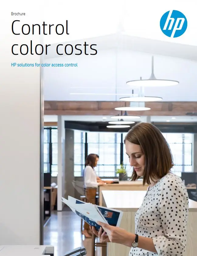 HP, Control Color Costs, Brochure, Hewlett Packard, Resource Data Systems