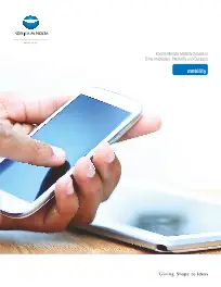 Mobility Brochure, Konica-Minolta, Resource Data Systems
