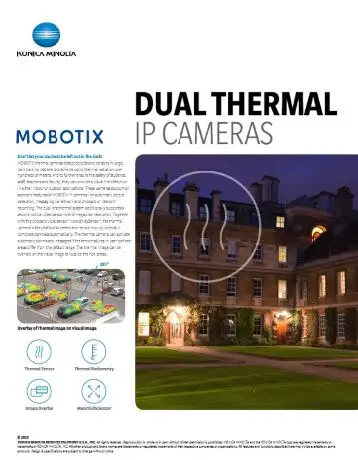 Mobotix, Dual Thermal IP Cameras, Konica Minolta, Resource Data Systems