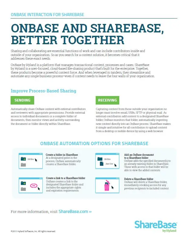 OnBase, ShareBase, Kyocera, Software, Document Management, Resource Data Systems