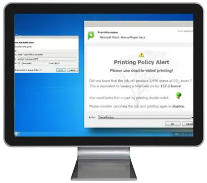 Papercut, Print Policy Alert, Resource Data Systems