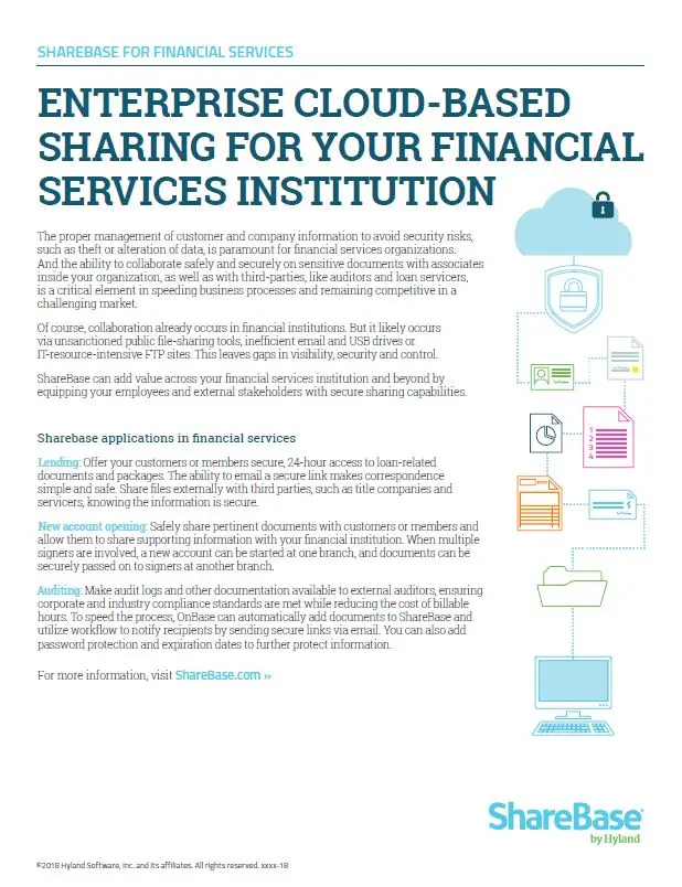 ShareBase, Financial Services, Kyocera, Software, Document Management, Resource Data Systems