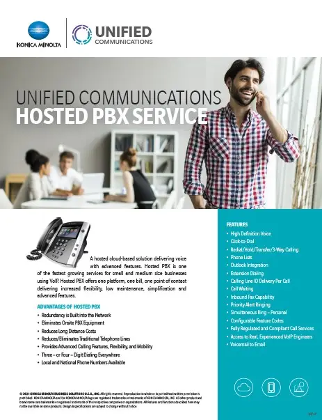 Unified Communications, Hosted PBX, Konica Minolta, Resource Data Systems