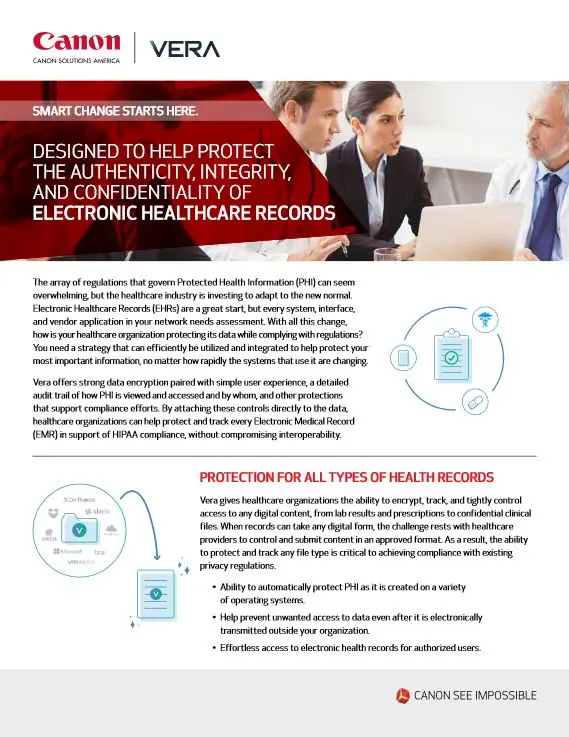 EMR, Canon, Electronic Medical Records, vera, Resource Data Systems