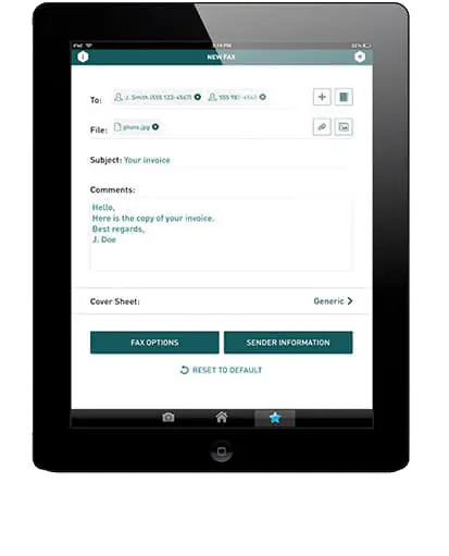 Ipad Service, XMedius Fax, Resource Data Systems