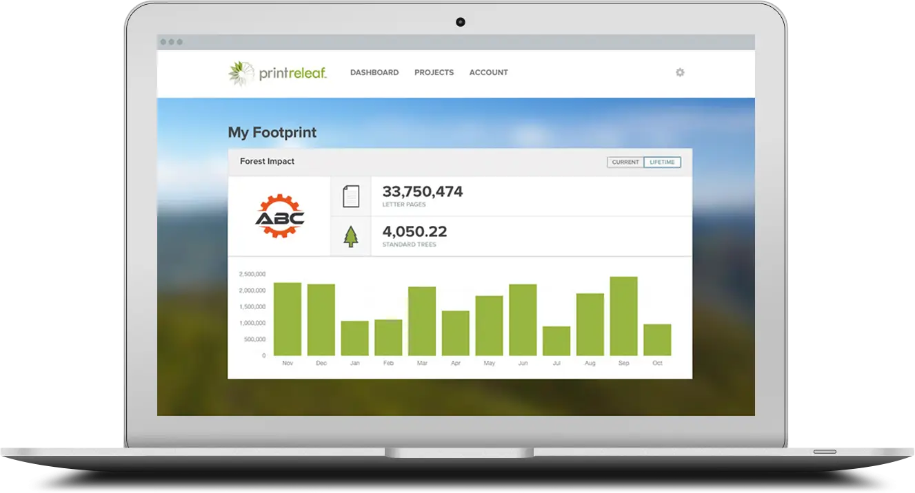 Printreleaf, recycle, reduce footprint, Toshiba, Resource Data Systems