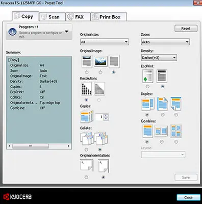 Program Function, Kyocera, Environment, Resource Data Systems