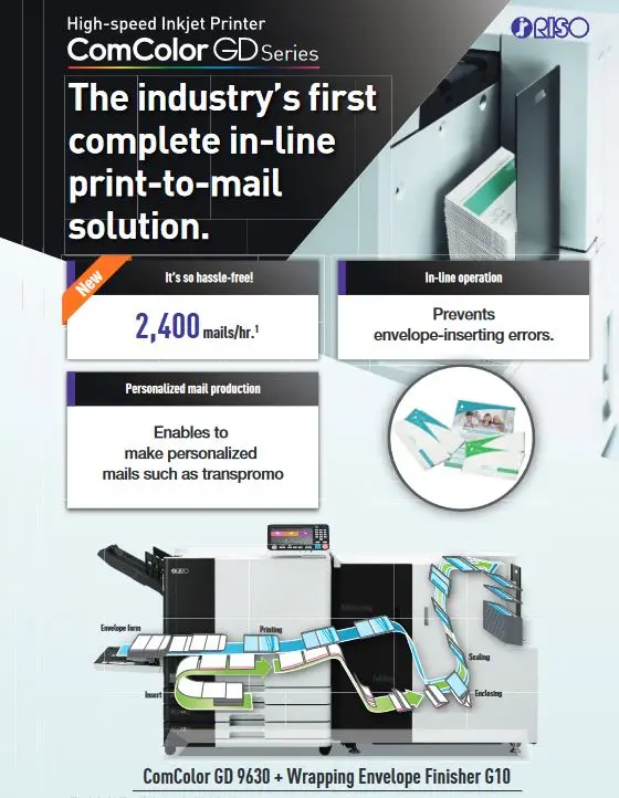 Riso, Comcolor GD, Riso, Resource Data Systems