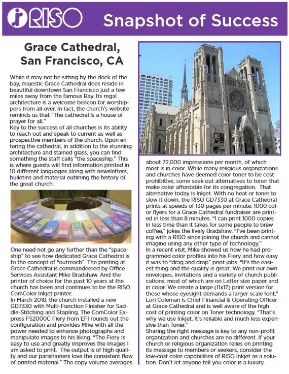 Non-profit, religious, Riso, Resource Data Systems