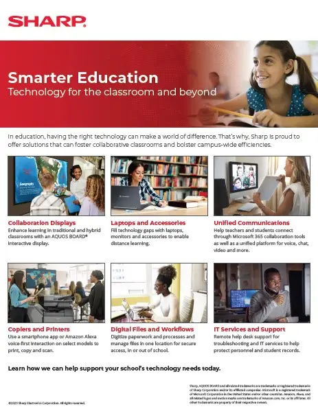 Sharp, Aquos Board, Education, Resource Data Systems