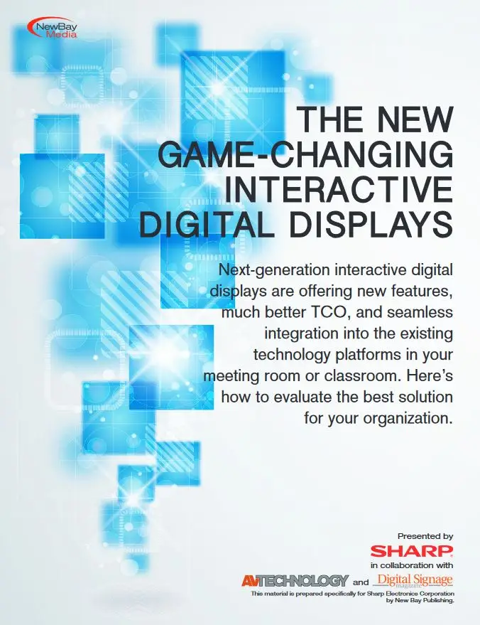 sharp, interactive displays, Resource Data Systems