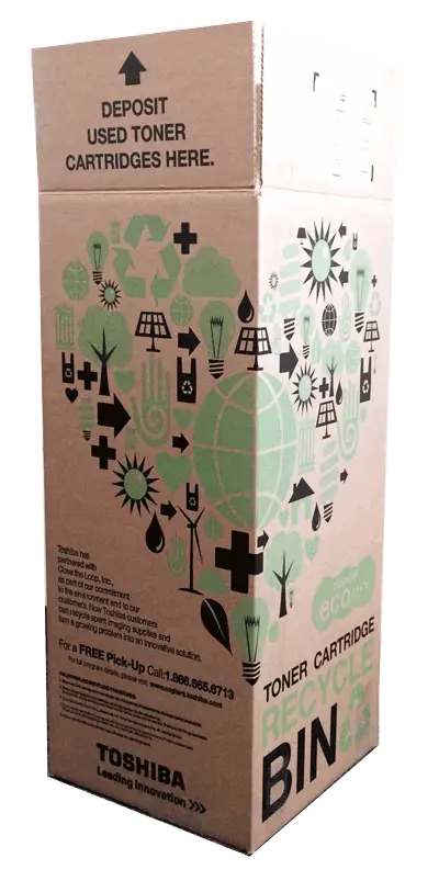 Recycling Box, Toshiba, Resource Data Systems