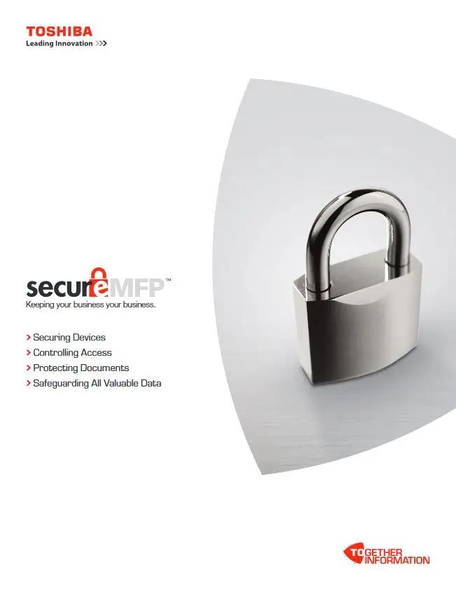 Secure Mfp, security, MPS, MDS, Toshiba, Resource Data Systems