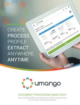 Brochure Cover, Umango, Resource Data Systems