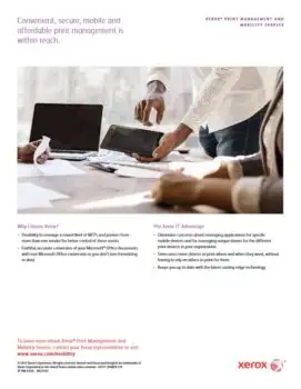 Mobile Print, mobile print, Xerox, Resource Data Systems